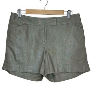 ANN TAYLOR Signature Linen/Cotton Taupe Gray Color Size 4